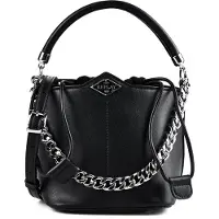 Replay Handtasche Umhängetasche Handbag Black schwarz