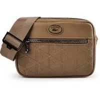 Lacoste Umhängetasche Nomogramme Reporter Bag Cookie hellbraun