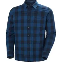 Helly Hansen für Herren. 63255 Isfjord Steppüberhemd, Marineblau (L), Lässig, Baumwolle, Langarm
