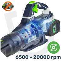 Wuber W04402 40v Elektrischer Laubbläser