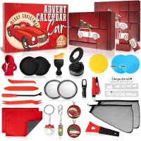 Generisch Adventskalender für Autoaccessoires 2026, für Herren – 24 Teile mit Schlüsselanhänger, Handyhalterung, Eiskratzer und mehr