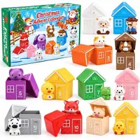 Generisch Adventskalender für Kinder – Bauernhof-Motto – 24 Überraschungen – geeignet für Kinder im Alter von 1-3 Jahren