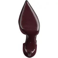 Tamaris Damen Stiletto Pumps mit Schmucksteinbesatz und Fesselriemen 1-22440-47, Größe:37 EU, Farbe:Rot