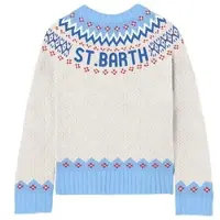 MC2 SAINT BARTH Kyla Nordic NEW Crewneck Sweater st barth 1031 (01371M) L