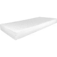 Kondela Doppelseitige Vacom-Schaumstoffmatratze 90x200 cm - weiß