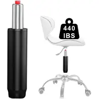 Merkloos Gasfeder Bürostuhl Gasdruckfeder - 270 bis 390 mm - Belastbar bis 200 kg - Schwarz