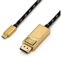 Roline GOLD USB-C - DisplayPort Adapterkabel, v1.2, ST/ST, 1 m