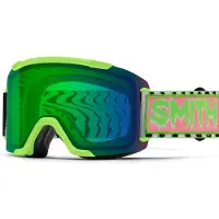 Smith - Squad2 2CP Mirror S2 + Storm Blue Sensor Mirror S1 - Skibrille Gr M grün