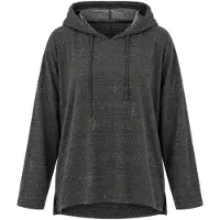 Cipo & Baxx Sweatshirt "WL357", Damen, Gr. M, anthrazit, Sweatshirts Sweatshirt, mit Kapuze