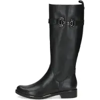 Caprice Damen Stiefel Langschaft in gedeckten Farben mit Airmotion 9-25516-45, Größe:37 EU, Farbe:Schwarz