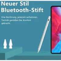 MODFU kapazitiver Stift , Kompatibel mit der 2. Generation des Apple Pencil (715D Bluetooth-Eingabestift) , Weiß