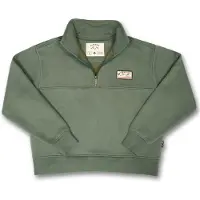 Bleubird Womens Bracken Quarter Zip - Moss moss XS