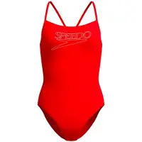 Speedo Endurance+ Logo Thin Strap Badeanzug