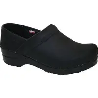 Sanita Original-Prof. Textured Oil Clog Black Gr.48