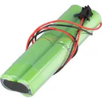 AccuCell Notleuchtenakku NiMH 4,8V 1500mAh L2x2 mit Kabel und Stecker ersetzt RZB 67000.1.06