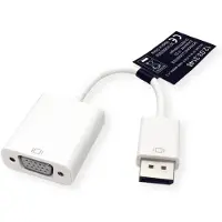 Roline DisplayPort-VGA Adapter, v1.2, DP ST - VGA BU, Aktiv