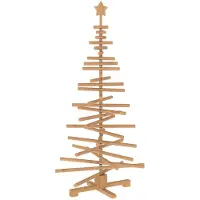 Syfax Holz Weihnachtsbaum KOTKA 150 cm Massives Kiefernholz