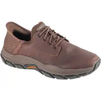 SKECHERS USA Men's Respected-Garrett Loafer, rot/braun, 40 EU