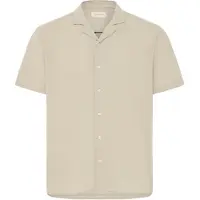 Blend Kurzarmhemd "Kurzarmhemd BHAvan", Herren, Gr. XXL, N-Gr, beige (crockery), Obermaterial: 98% Baumwolle CO. 2% Elasthan EL., Hemden Kurzarmhemd