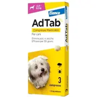 AdTab 3 Tabletten, 112 mg, für Hunde mit einem Gewicht von 2,5 bis 5,5 kg