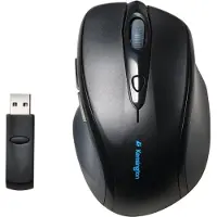 Kensington Pro Fit Kabellose Full-Size-Maus, Optisch, RF Wireless, 1600 DPI, Schwarz