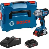 Bosch Akku-Drehschlagschrauber GDS 18V-450 HC, 2 x Akku GBA 18V 5.0Ah in L-BOXX