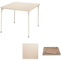 FURNITURER Klappbarer Haustiertisch 86×86×71 cm, Stabiler Pflegetisch für Hunde