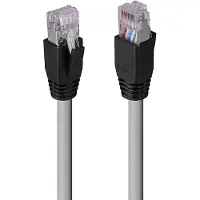 Lindy 100m Cat.6A U/FTP LSZH Solid Core Netzwerkkabel, grau, 100 m, Cat6a, U/FTP (STP), RJ-45, RJ-45, Grau
