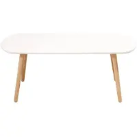 Sonstiges Esstisch MDF Buchenholz weiß 110 x 50 x 45 cm
