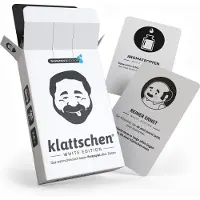 Denkriesen Klattschen – White Edition – Erweiterung des Kult-Trinkspiels – Partyspiel – Kartenspiel – Spieleabende