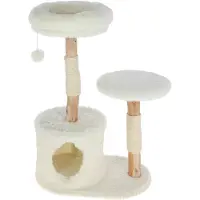 Dripio Kratzbaum Lucia, weiß, 90 cm, Holz, Katze