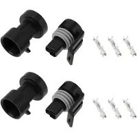 Be In Your Mind 4 Stücke 3-Pin Männlich Weiblich Öl Kraftstoff Druck Sensor Stec