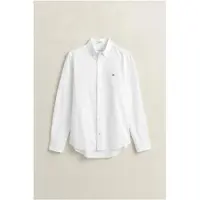 Gant für Herren. 3000202 Slim Fit Oxford Hemd weiß (S), Lässig, Baumwolle, Klassisch, Langarm