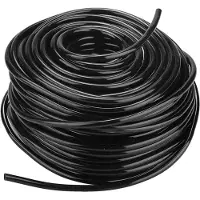 Markenlos Flexibler PVC-Gartenschlauch, 50 Meter Bewässerungsrohr mit 4mm Innendurchmesser für Gartenaccessoires und Pumpen