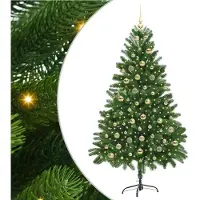 vidaXL Weihnachtsbaum Grün 180 cm PE
