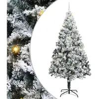 vidaXL Künstlicher Weihnachtsbaum Weiß 240 cm
