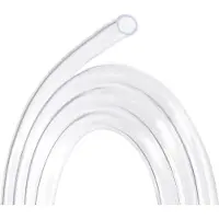 Markenlos 10mm Innendurchmesser 12mm Außendurchmesser PVC klare Vinylschlauch, 1m Länge, lebensmittelechte flexible Wasserleitung für Wasserübertragung, Öl