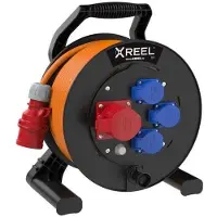 Pce 9350008-p Kabeltrommel XREEL 310 1xCEE 16A 5p 400V,3xSSD 30m 5G2,5 H07BQ-F orange K2 IP54 9350008p