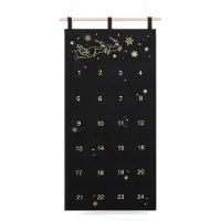 Merkloos Wiederverwendbare Adventskalender mit 24 Fächern