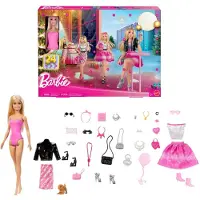 Barbie Adventskalender mit Puppe und 24 Accessoires Ob zu Weihnachten oder zum Geburtstag
