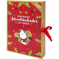 Sheepworld Socken Adventskalender für Frauen Kalender mit 12 Paar Damensocken einzeln gepresst in 24 Päckchen Größe 36-40 Lustiges Geschenk Weihnachten 51182