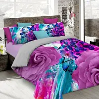OEM Bettwäsche-Set Doppelbett 250x200 cm, Baumwolle, Schmetterling
