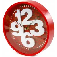 Midex Wanduhr Kinderzimmer Lautlos 25cm - Quarz Uhrwerk Leise - Bunte Deko Uhr Küche Wohnzimmer