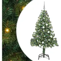 vidaXL Weihnachtsbaum Grün 180 cm PVC