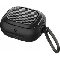 Spigen Rugged Armor, Hülle, Thermoplastische Polyurethane (TPU), Schwarz