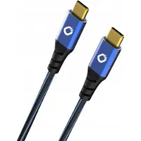 OEHLBACH 9350, 0,5 m, USB C, USB C, USB 3.2 Gen 1 (3.1 Gen 1), Blau