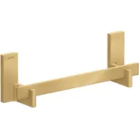Hansgrohe AXOR UNIVERSAL Rectangular Haltestange, Länge 340mm, Metall, 42613250, Farbe: Brushed Gold Optic