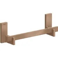 Hansgrohe AXOR UNIVERSAL Rectangular Haltestange, Länge 340mm, Metall, 42613310, Farbe: Brushed Red Gold