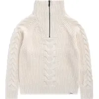 Bergans Milde Knitted Wool Half Zip Women creme (22594) S