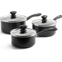 GreenChef Diamond Stielkasserollen-Set 16/18/20 cm, Keramik-Antihaft